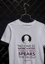Load image into Gallery viewer, Plato Quote Mens Half Sleeves T-shirt- KidsFashionVilla
