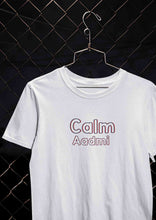 Load image into Gallery viewer, Calm Aadmi Kaleshi Aurat Lovey Dovey Couple Half Sleeves T-Shirts -KidsFashionVilla
