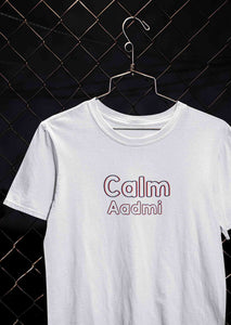 Calm Aadmi Kaleshi Aurat Lovey Dovey Couple Half Sleeves T-Shirts -KidsFashionVilla