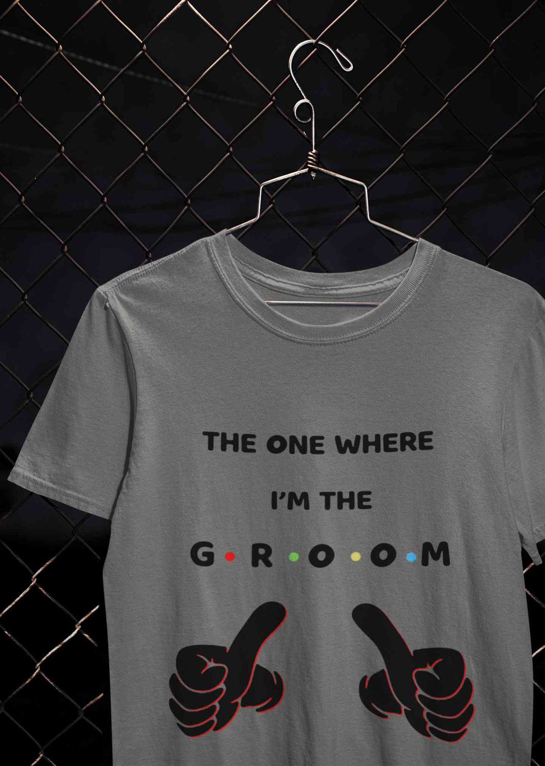 I Am The Groom Mens Half Sleeves T-shirt- KidsFashionVilla