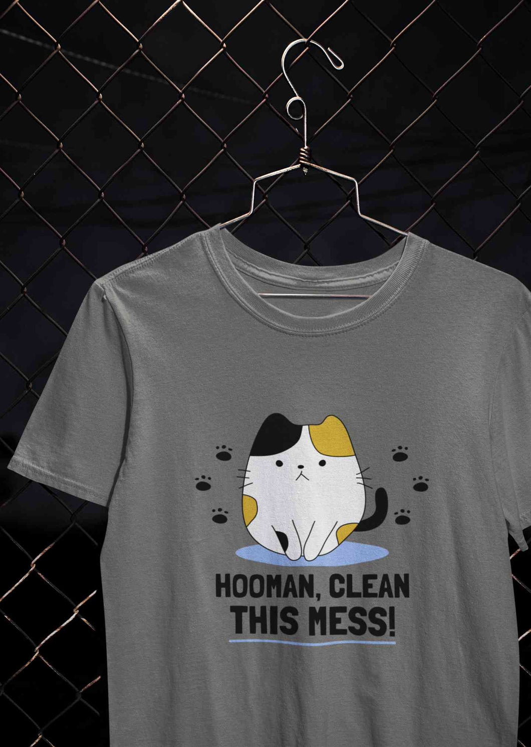 Human Clean This Mess Funny Mens Half Sleeves T-shirt- KidsFashionVilla