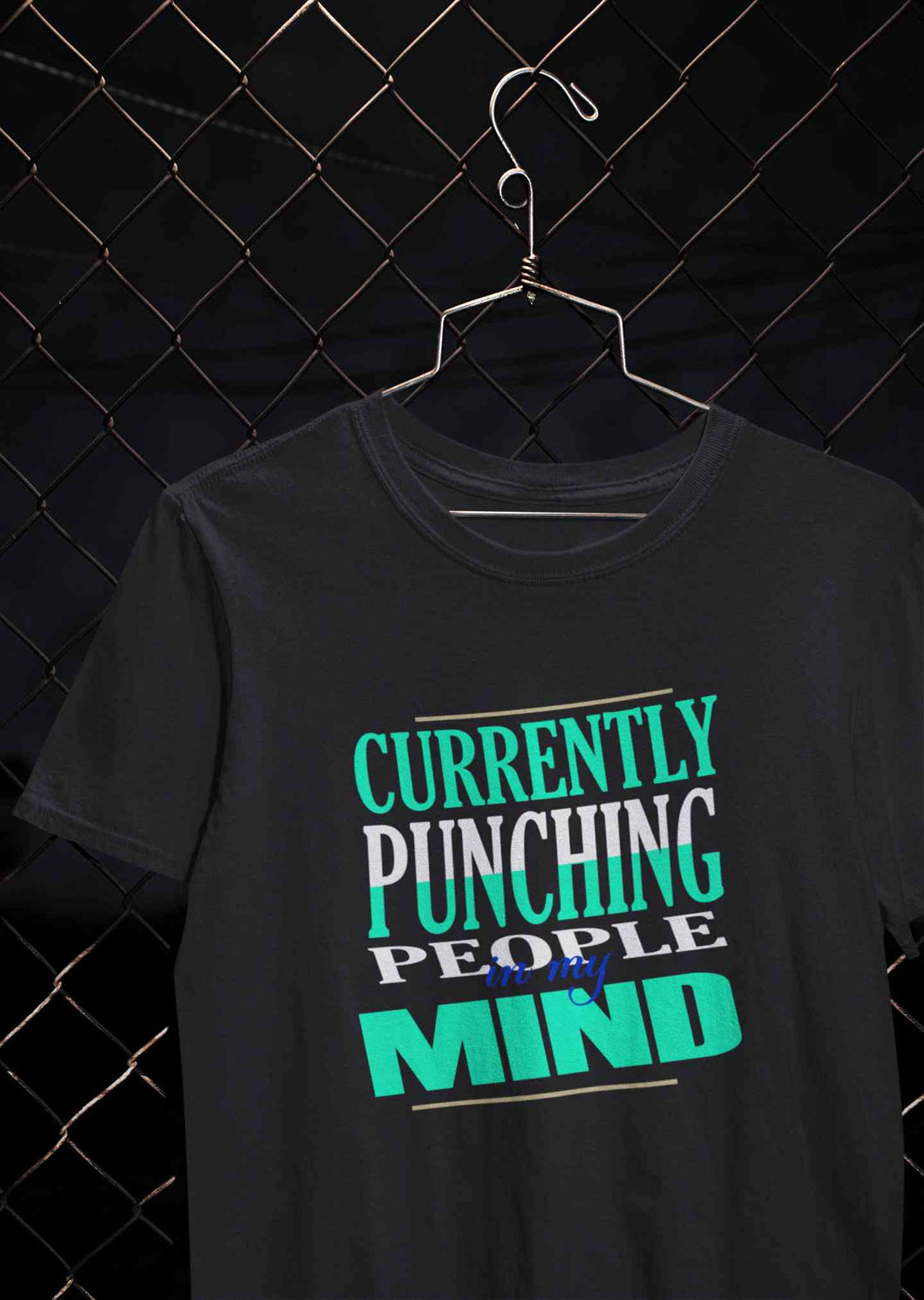 Punching People Mens Half Sleeves T-shirt- KidsFashionVilla