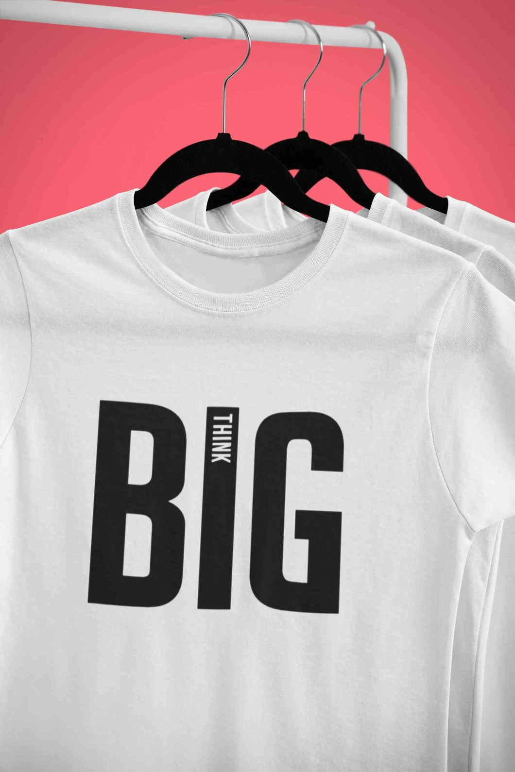 Think Big Women Half Sleeves T-shirt- KidsFashionVilla