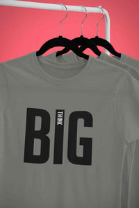 Think Big Women Half Sleeves T-shirt- KidsFashionVilla