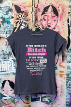 Load image into Gallery viewer, Bossy Bitch Attitude Women Half Sleeves T-shirt- KidsFashionVilla

