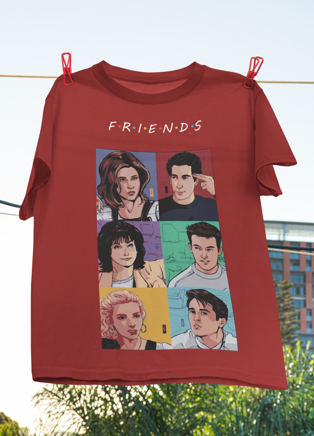 Friends Web Series Mens Half Sleeves T-shirt- KidsFashionVilla