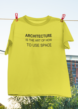 Load image into Gallery viewer, Architecture Is The Art Architect Profession Women Half Sleeves T-shirt- KidsFashionVilla
