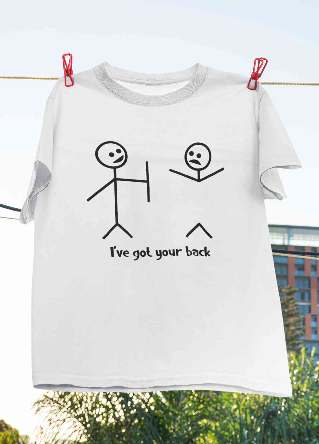 I Have Got Your Back Funny Women Half Sleeves T-shirt- KidsFashionVilla