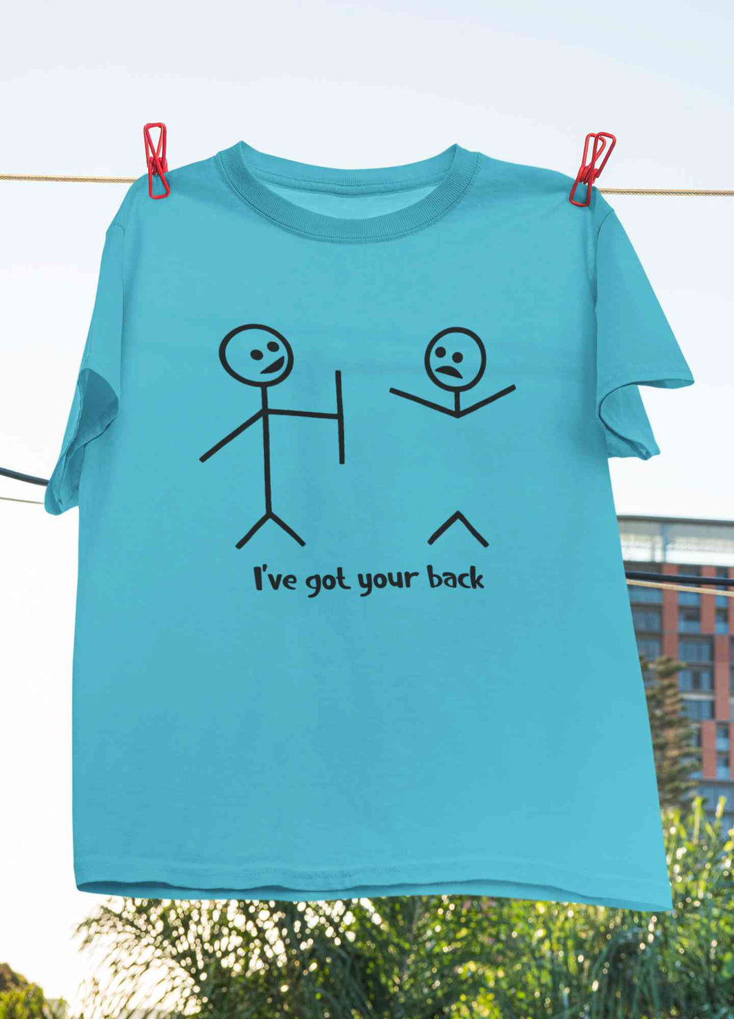 I Have Got Your Back Funny Mens Half Sleeves T-shirt- KidsFashionVilla