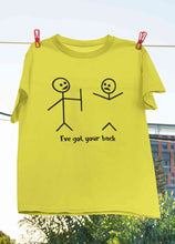 Load image into Gallery viewer, I Have Got Your Back Funny Women Half Sleeves T-shirt- KidsFashionVilla
