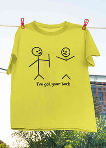 I Have Got Your Back Funny Women Half Sleeves T-shirt- KidsFashionVilla