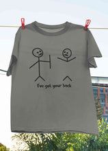 Load image into Gallery viewer, I Have Got Your Back Funny Women Half Sleeves T-shirt- KidsFashionVilla
