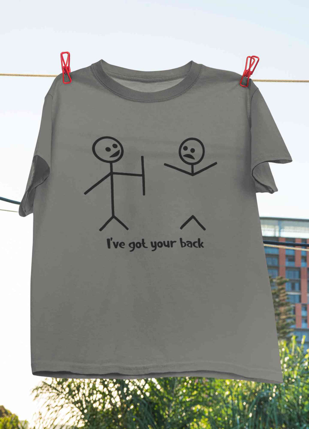 I Have Got Your Back Funny Women Half Sleeves T-shirt- KidsFashionVilla