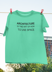 Architecture Is The Art Architect Profession Women Half Sleeves T-shirt- KidsFashionVilla