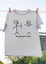 Load image into Gallery viewer, I Have Got Your Back Funny Women Half Sleeves T-shirt- KidsFashionVilla
