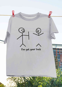 I Have Got Your Back Funny Women Half Sleeves T-shirt- KidsFashionVilla