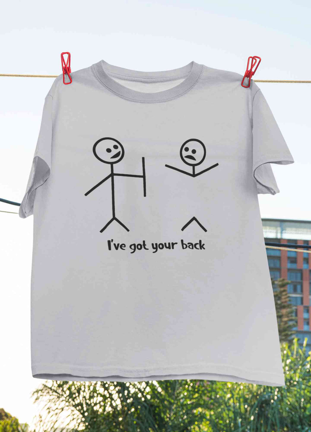 I Have Got Your Back Funny Women Half Sleeves T-shirt- KidsFashionVilla