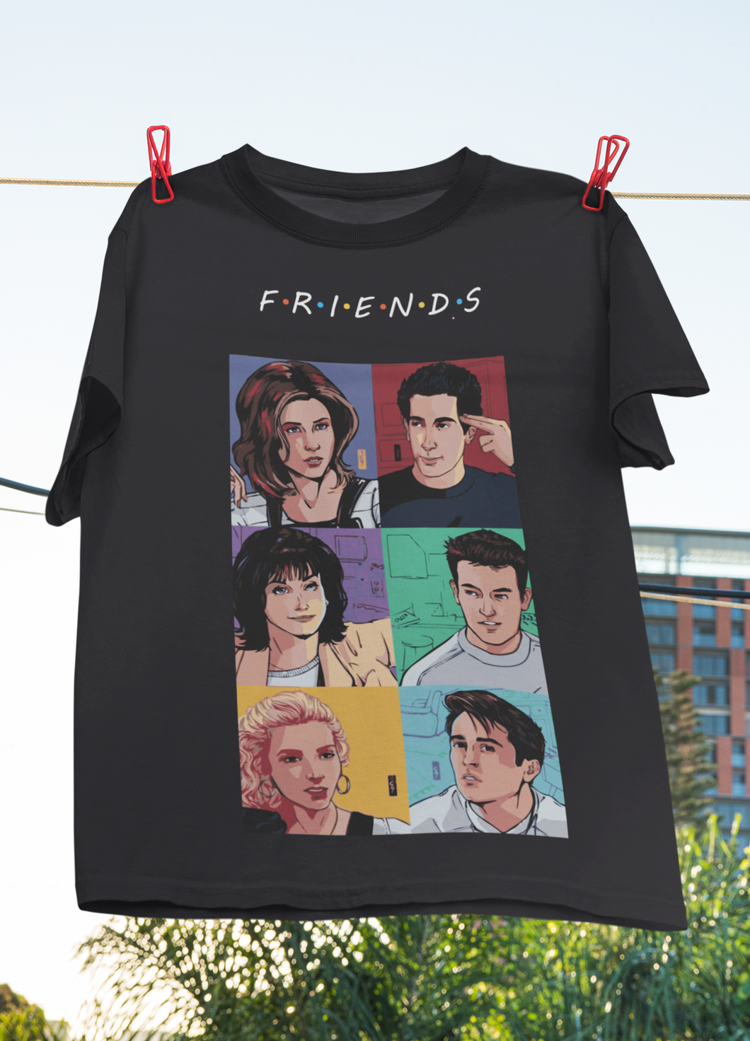 Friends Web Series Mens Half Sleeves T-shirt- KidsFashionVilla