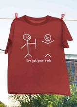 Load image into Gallery viewer, I Have Got Your Back Funny Mens Half Sleeves T-shirt- KidsFashionVilla
