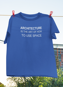 Architecture Is The Art Architect Profession Women Half Sleeves T-shirt- KidsFashionVilla