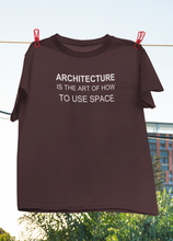 Load image into Gallery viewer, Architecture Is The Art Architect Profession Women Half Sleeves T-shirt- KidsFashionVilla
