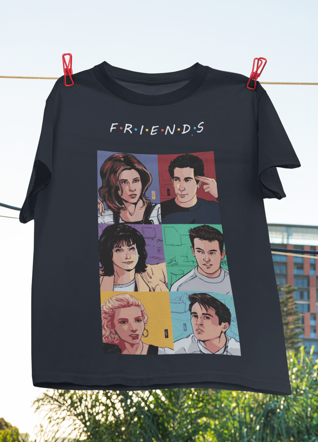 Friends Web Series Mens Half Sleeves T-shirt- KidsFashionVilla