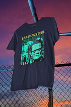 Load image into Gallery viewer, Horror Theme Frankenstein Women Half Sleeves T-shirt- KidsFashionVilla
