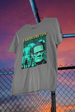 Load image into Gallery viewer, Horror Theme Frankenstein Women Half Sleeves T-shirt- KidsFashionVilla
