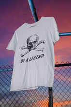 Load image into Gallery viewer, Skull Be A Legend Mens Half Sleeves T-shirt- KidsFashionVilla
