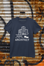 Load image into Gallery viewer, Born To Be An Architect Profession Women Half Sleeves T-shirt- KidsFashionVilla
