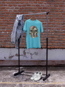 Floral And  Skull Print Women Half Sleeves T-shirt- KidsFashionVilla