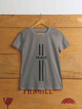 Load image into Gallery viewer, Strip Peace Mens Half Sleeves T-shirt- KidsFashionVilla
