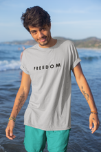 Load image into Gallery viewer, Freedom Mens Half Sleeves T-shirt- KidsFashionVilla

