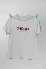 Load image into Gallery viewer, Choose Happy Always Women Half Sleeves T-shirt- KidsFashionVilla
