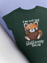 Load image into Gallery viewer, Selectively Social Graphic Typography Mens Half Sleeves T-shirt- KidsFashionVilla

