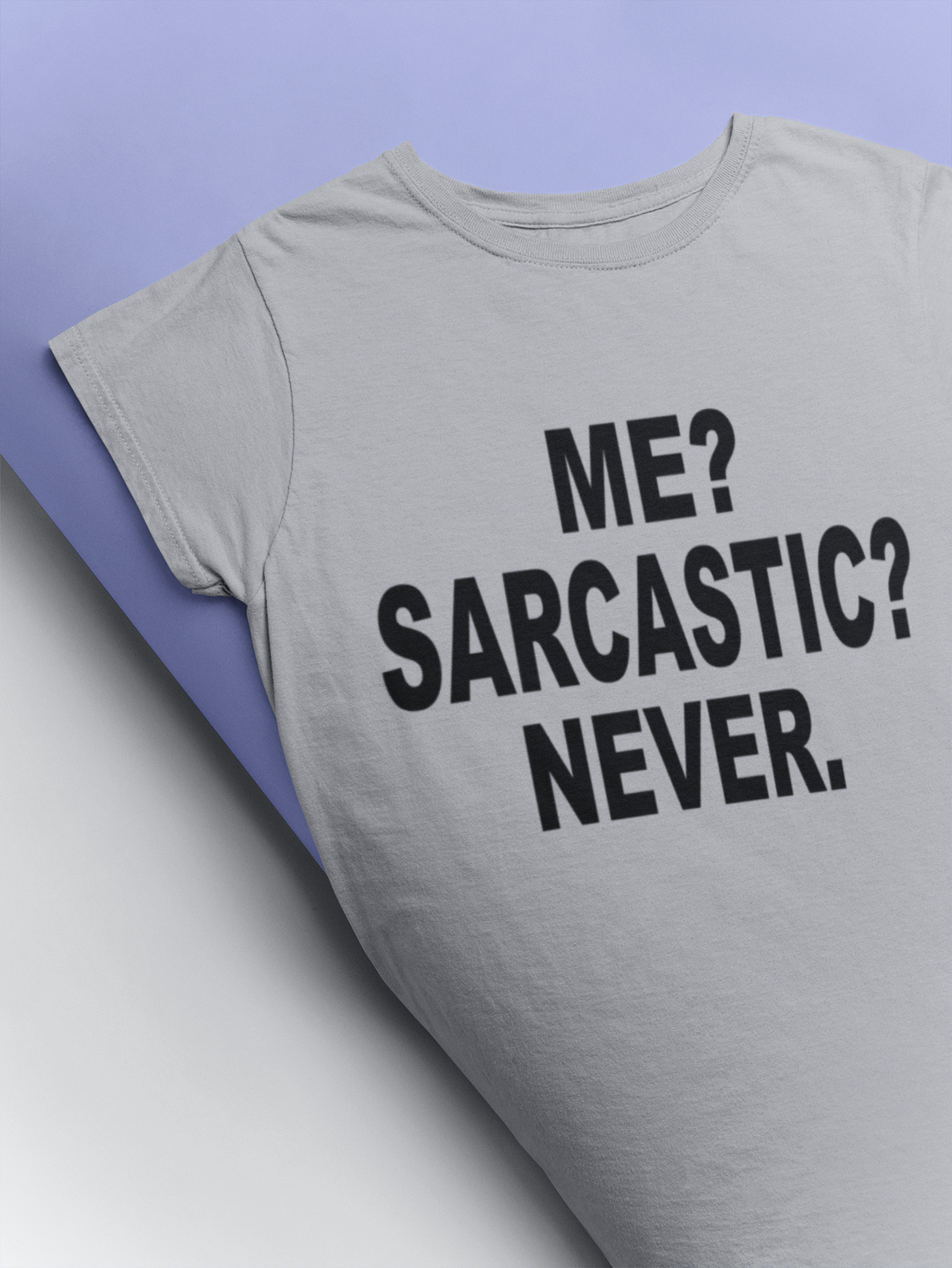 Me Sarcastic Never Esha Gupta Celebrity T-shirt- KidsFashionVilla