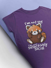 Load image into Gallery viewer, Selectively Social Graphic Typography Mens Half Sleeves T-shirt- KidsFashionVilla
