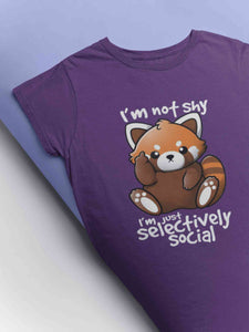 Selectively Social Graphic Typography Mens Half Sleeves T-shirt- KidsFashionVilla