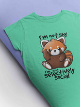 Load image into Gallery viewer, Selectively Social Graphic Typography Mens Half Sleeves T-shirt- KidsFashionVilla
