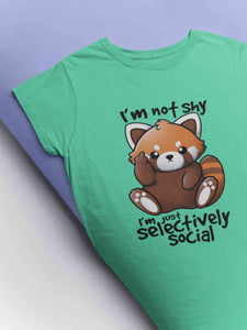 Selectively Social Graphic Typography Mens Half Sleeves T-shirt- KidsFashionVilla