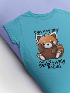 Selectively Social Graphic Typography Mens Half Sleeves T-shirt- KidsFashionVilla