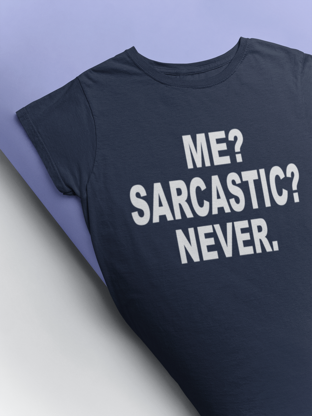 Me Sarcastic Never Esha Gupta Celebrity T-shirt- KidsFashionVilla