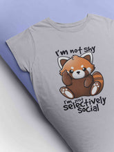 Load image into Gallery viewer, Selectively Social Graphic Typography Mens Half Sleeves T-shirt- KidsFashionVilla
