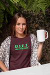 Diet Food Women Half Sleeves T-shirt- KidsFashionVilla