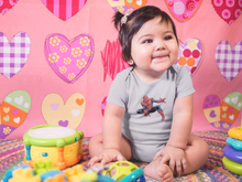 Load image into Gallery viewer, Superhero Cartoon Rompers for Baby Girl- KidsFashionVilla
