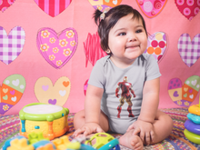Load image into Gallery viewer, Superhero Cartoon Rompers for Baby Girl- KidsFashionVilla
