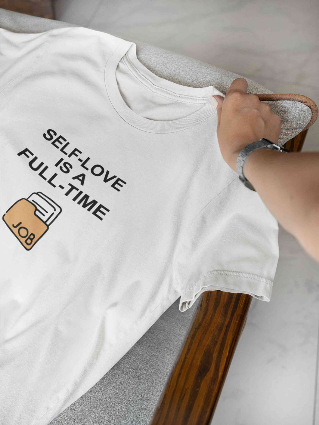 Self Love Women Half Sleeves T-shirt- KidsFashionVilla