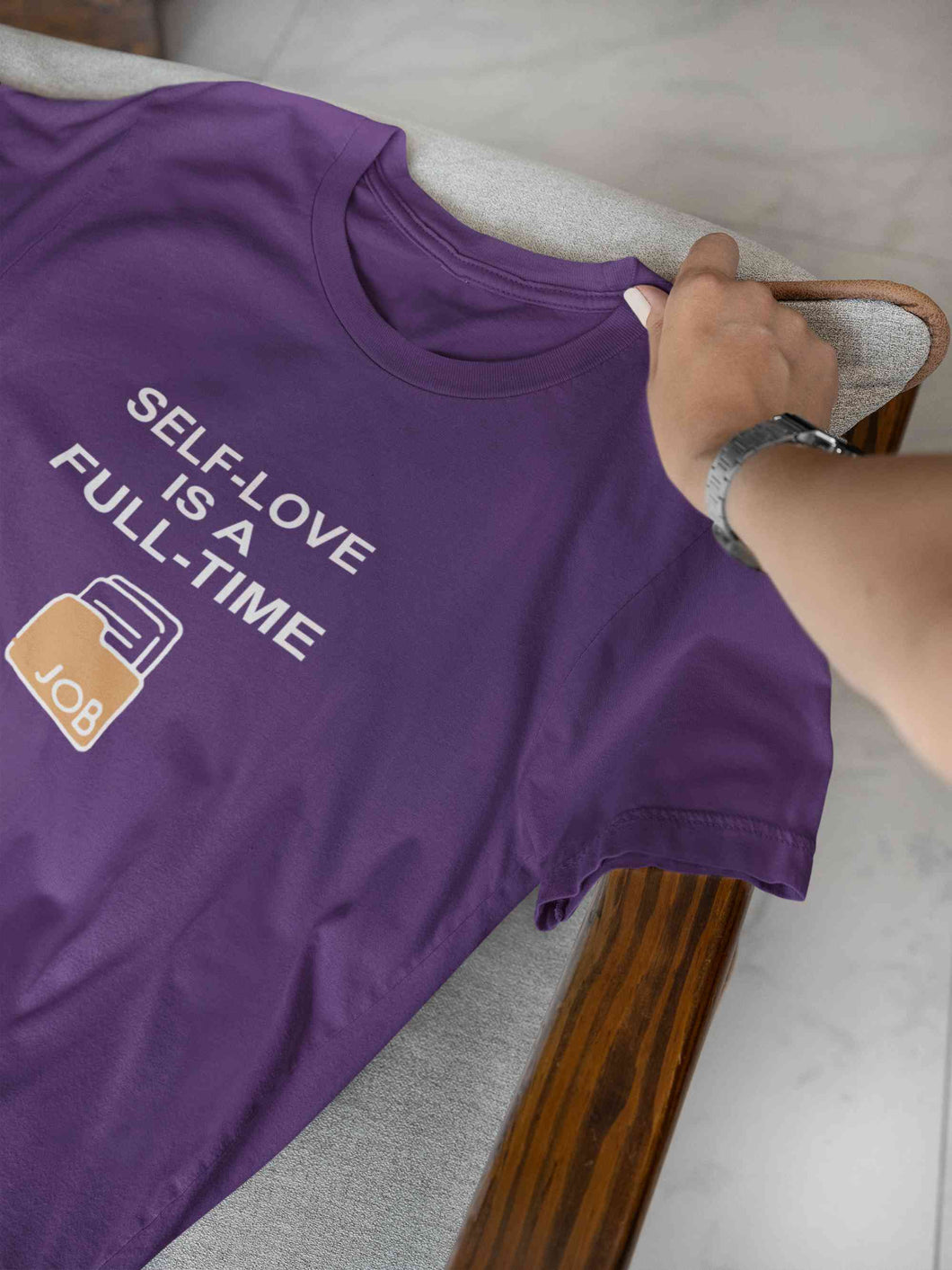 Self Love Women Half Sleeves T-shirt- KidsFashionVilla