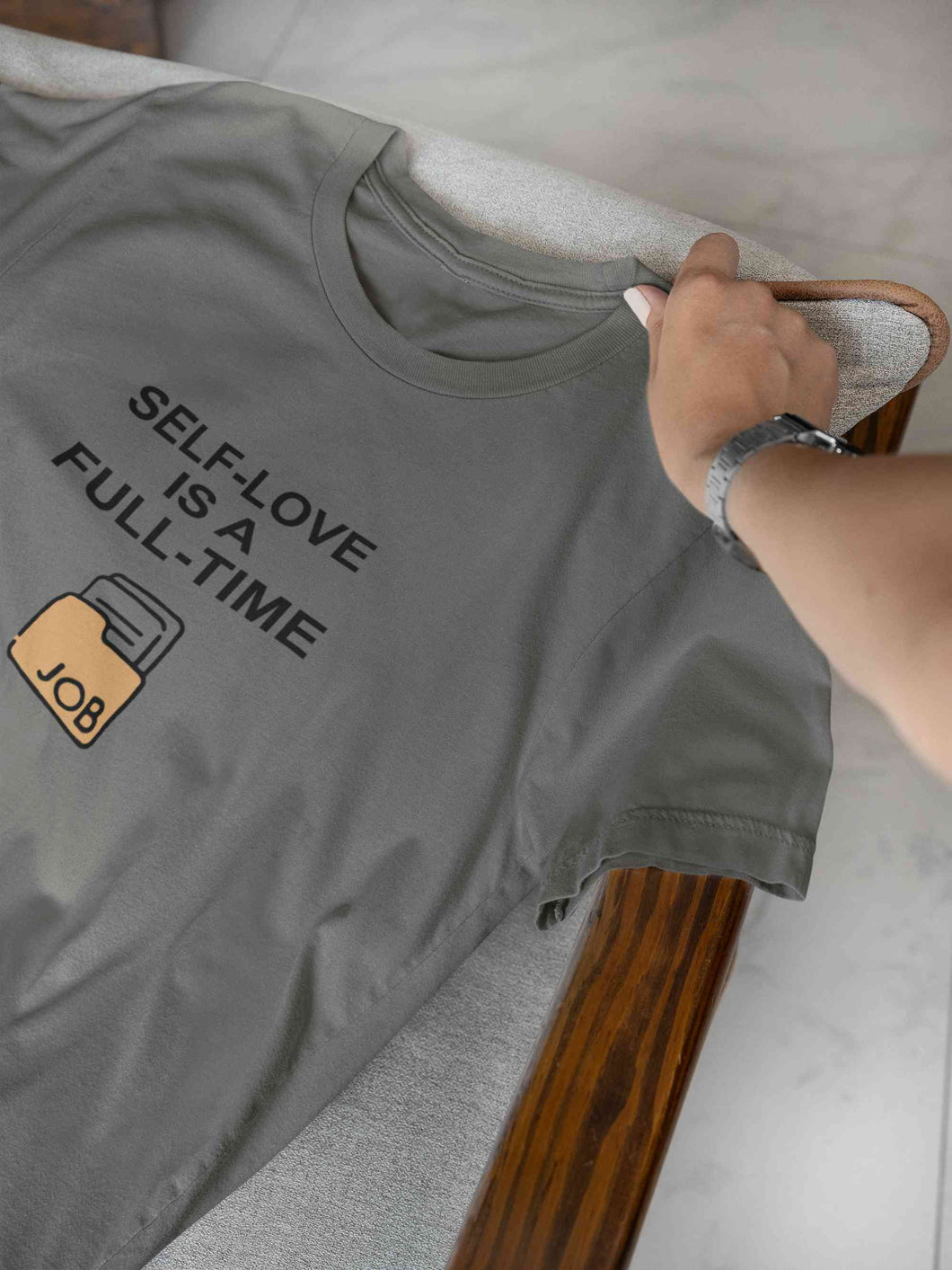 Self Love Women Half Sleeves T-shirt- KidsFashionVilla