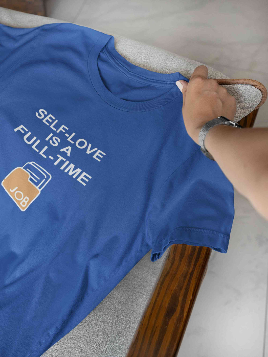 Self Love Women Half Sleeves T-shirt- KidsFashionVilla